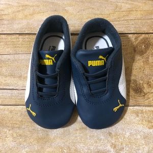New Navy/Yellow Puma Shoes